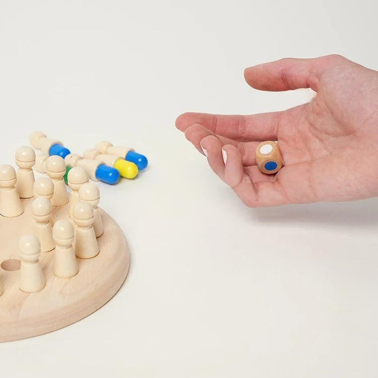 Montessori-memoryspel van hout