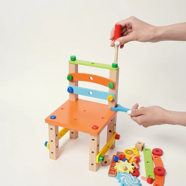Montessori-DIY-stoel om zelf te bouwen