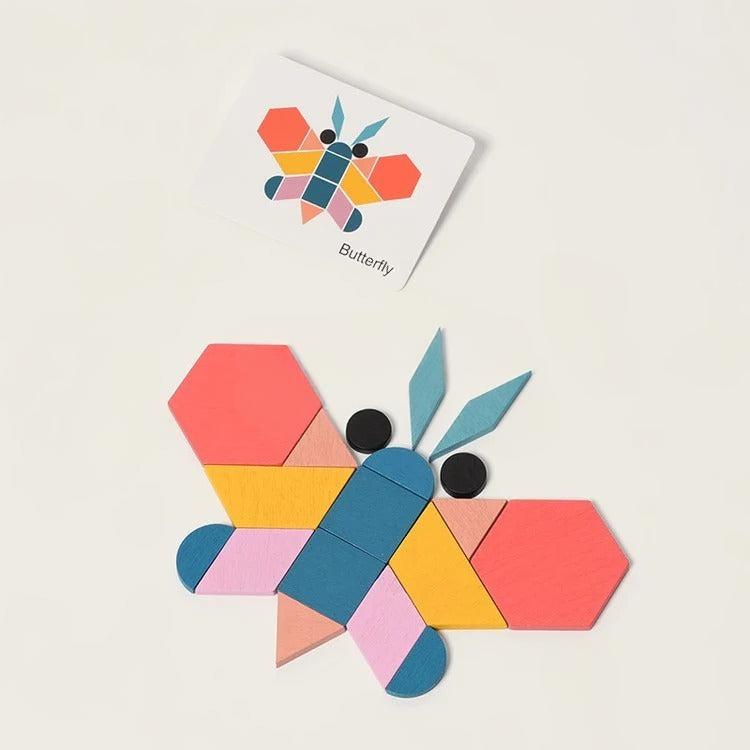 Montessori-dierenpuzzel van hout