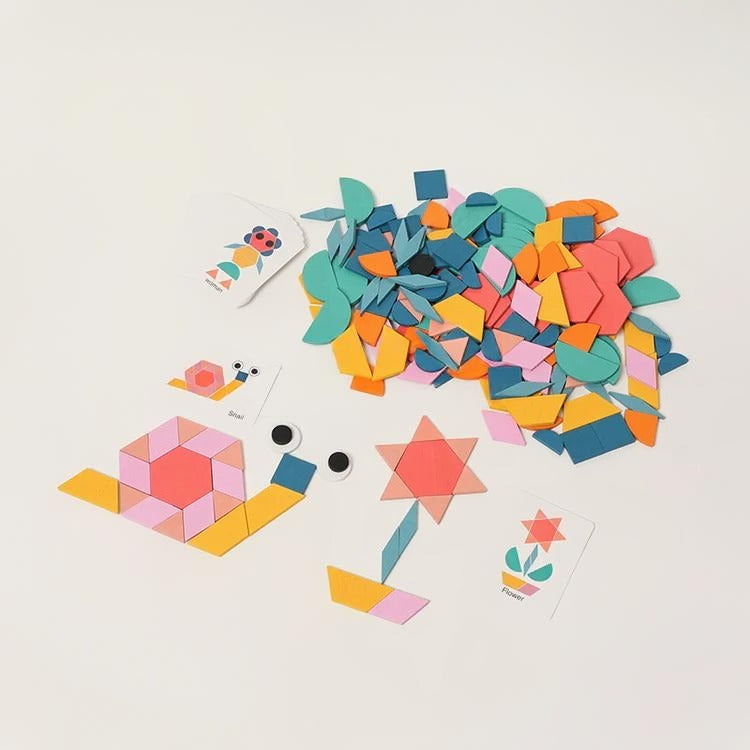 Montessori-dierenpuzzel van hout