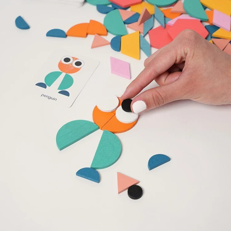 Montessori-dierenpuzzel van hout