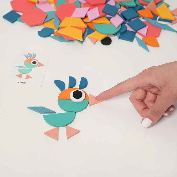 Montessori-dierenpuzzel van hout