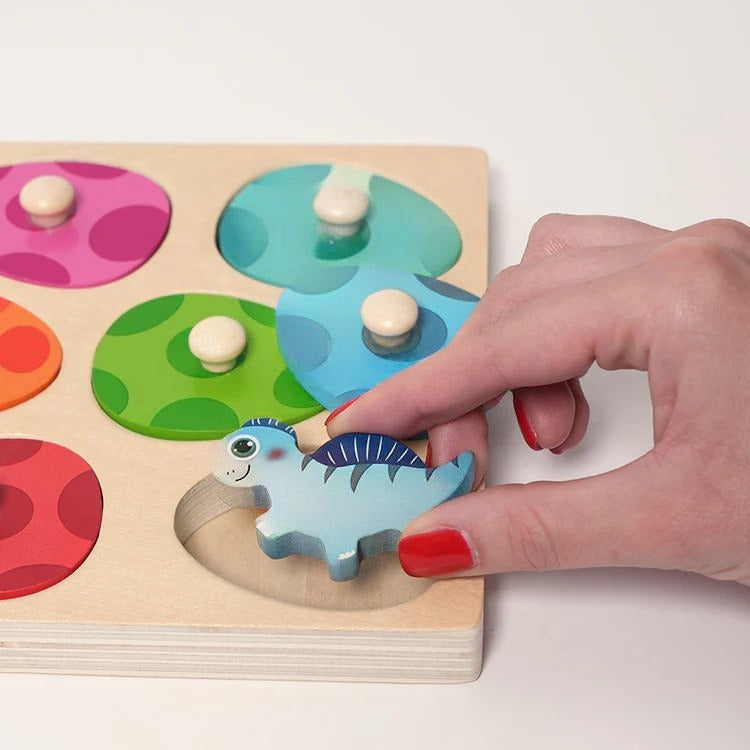 Montessori-dinosaurus-uitbroedpuzzel