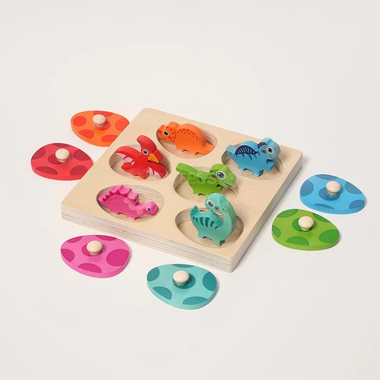 Montessori-dinosaurus-uitbroedpuzzel