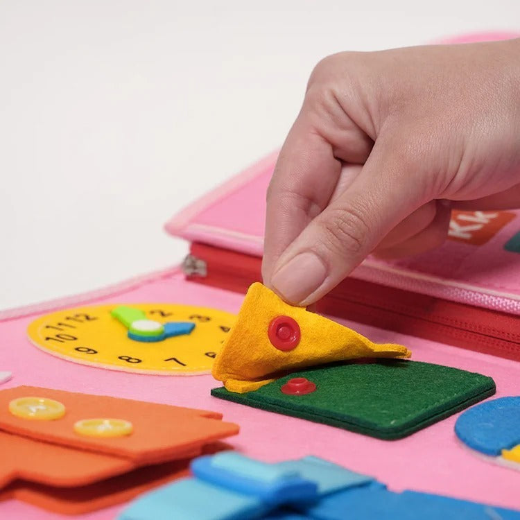 Montessori-activiteitenboekje met 8 leerpagina's