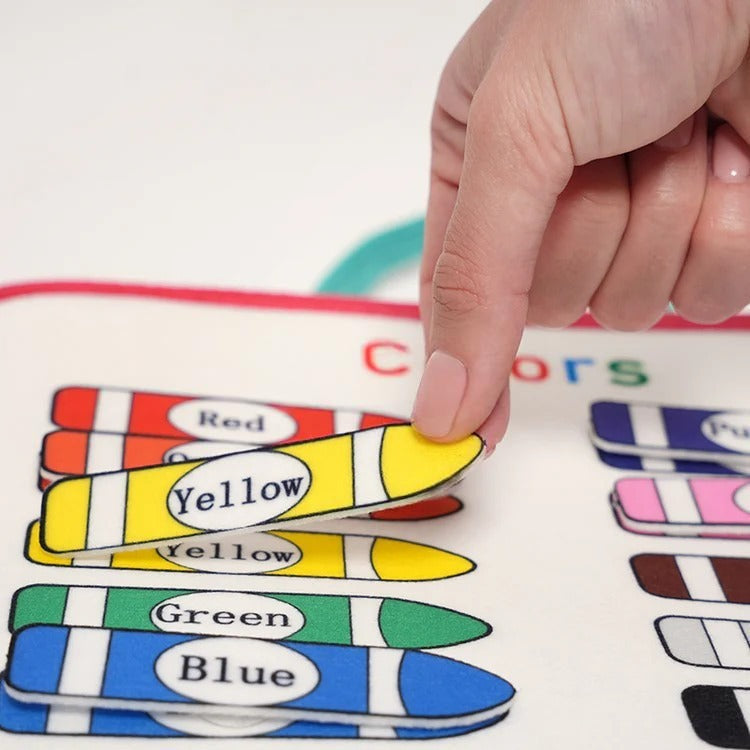Montessori-activiteitenboekje met 8 leerpagina's