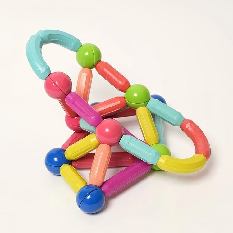 Montessori-magnetische bouwset met 36 onderdelen