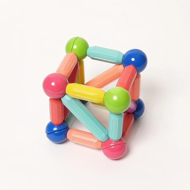 Montessori-magnetische bouwset met 36 onderdelen