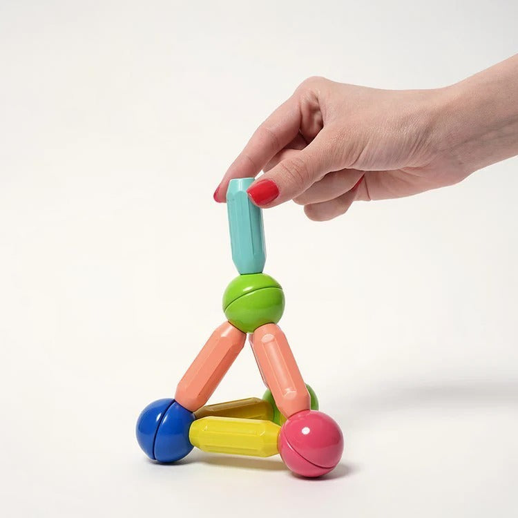 Montessori-magnetische bouwset met 36 onderdelen