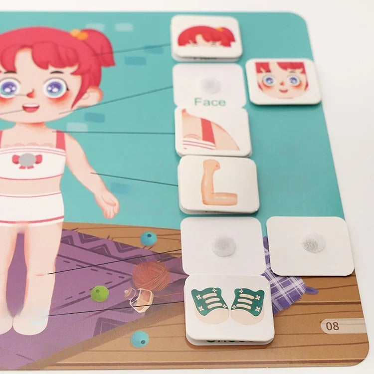 Montessori-activiteitenboek met stickers