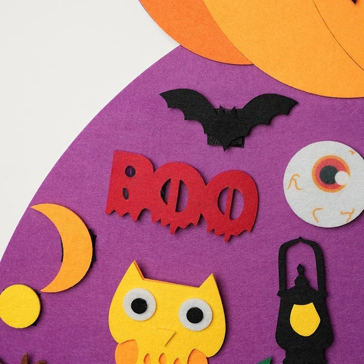 Montessori-vilten Halloween-pompoen