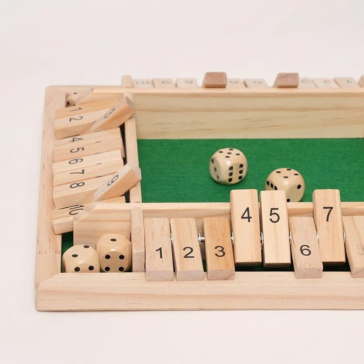 Montessori-cijferspel met dobbelstenen