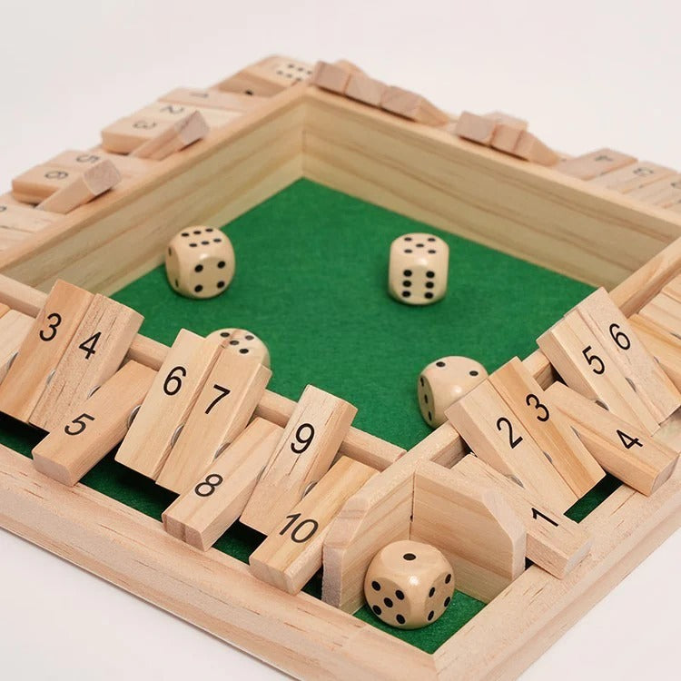 Montessori-cijferspel met dobbelstenen