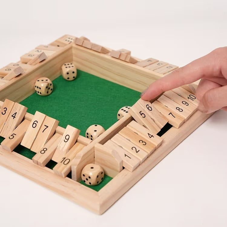 Montessori-cijferspel met dobbelstenen
