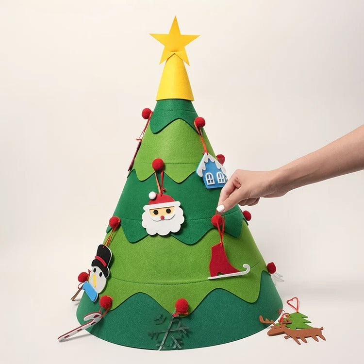 Montessori 360° vilten kerstboom