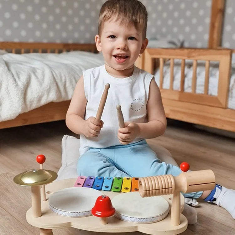 Montessori-muziekset met 14 instrumenten