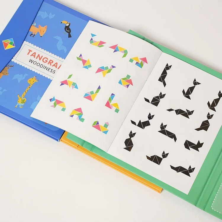 Montessori-magnetisch tangramboek