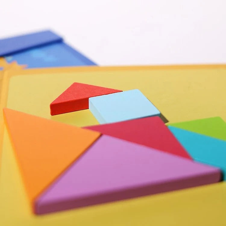 Montessori-magnetisch tangramboek