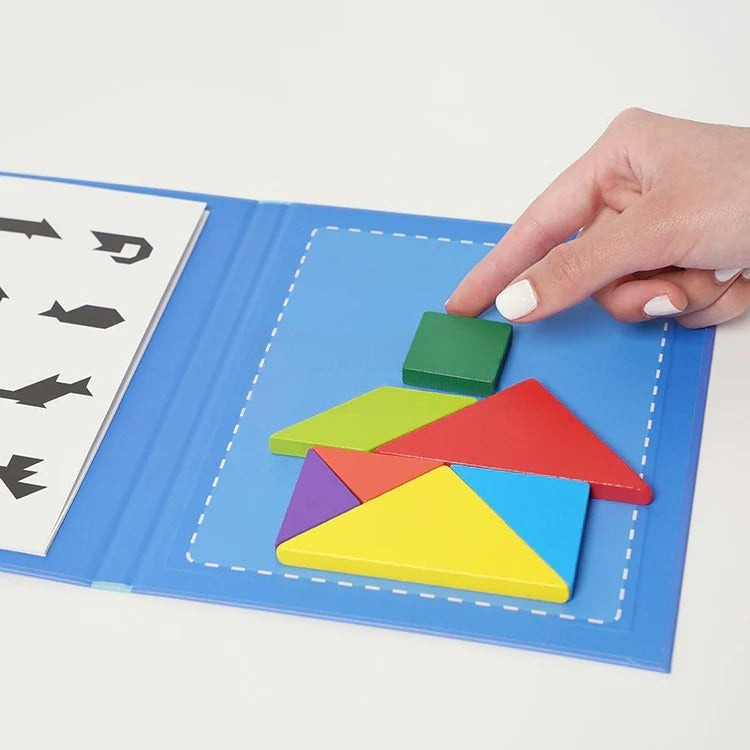 Montessori-magnetisch tangramboek