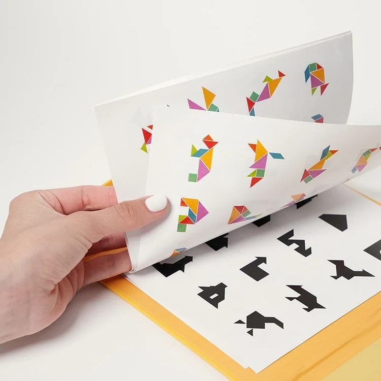 Montessori-magnetisch tangramboek