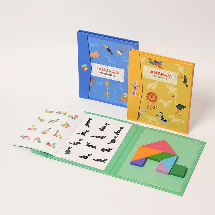 Montessori-magnetisch tangramboek