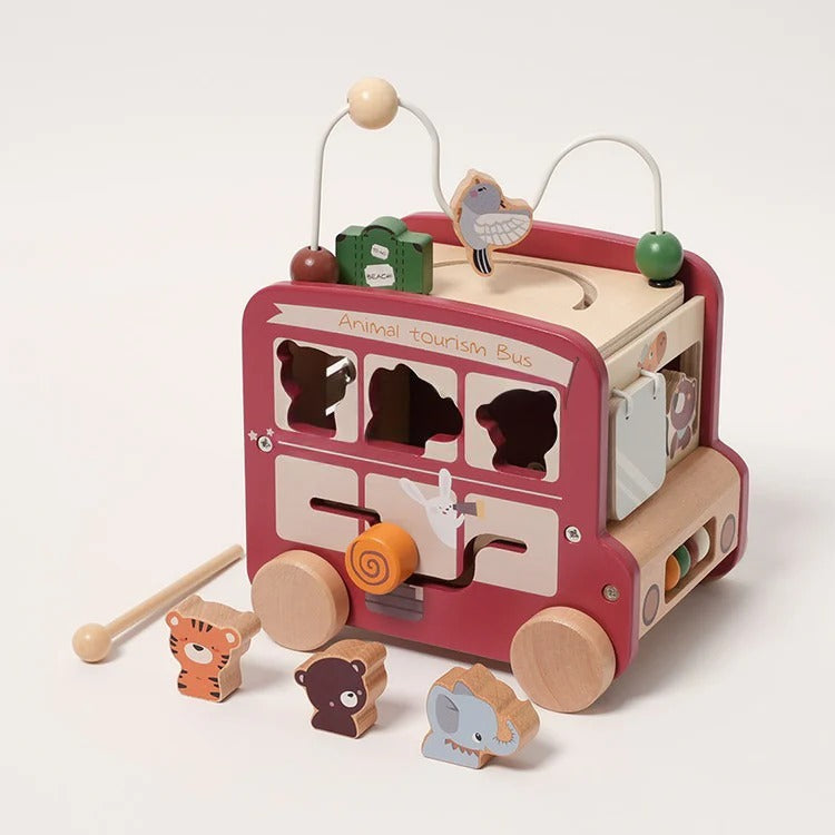 Montessori-safaribus met motoriekspelletjes