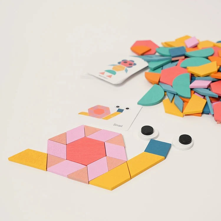 Montessori-dierenpuzzel van hout