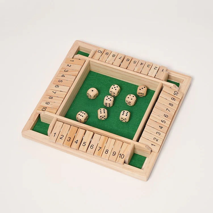 Montessori-cijferspel met dobbelstenen