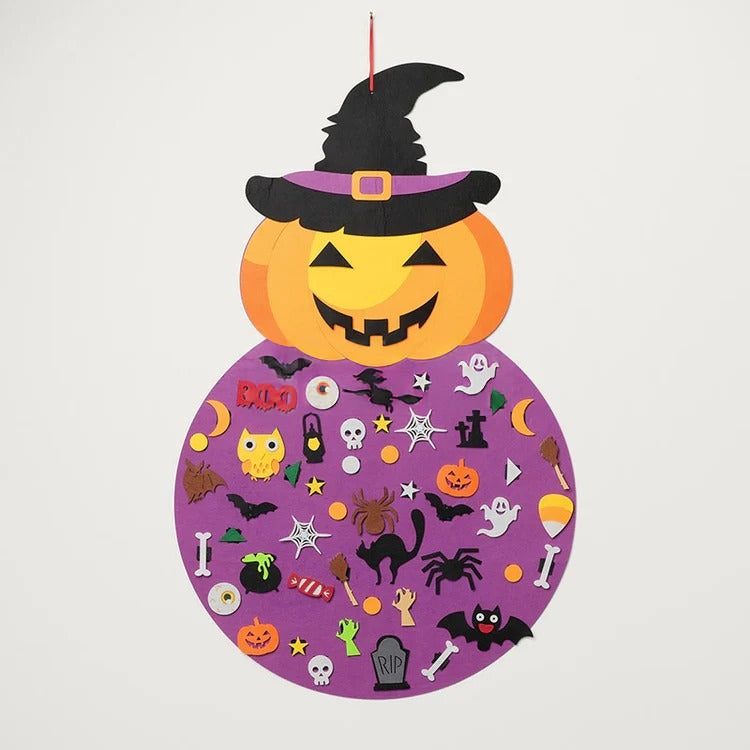 Montessori-vilten Halloween-pompoen
