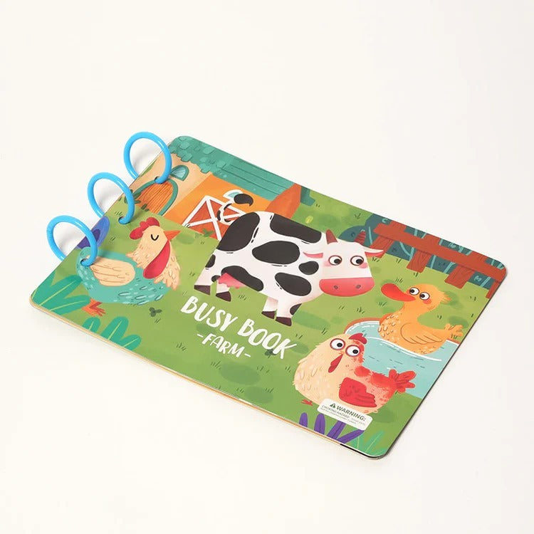 Montessori-activiteitenboek met stickers