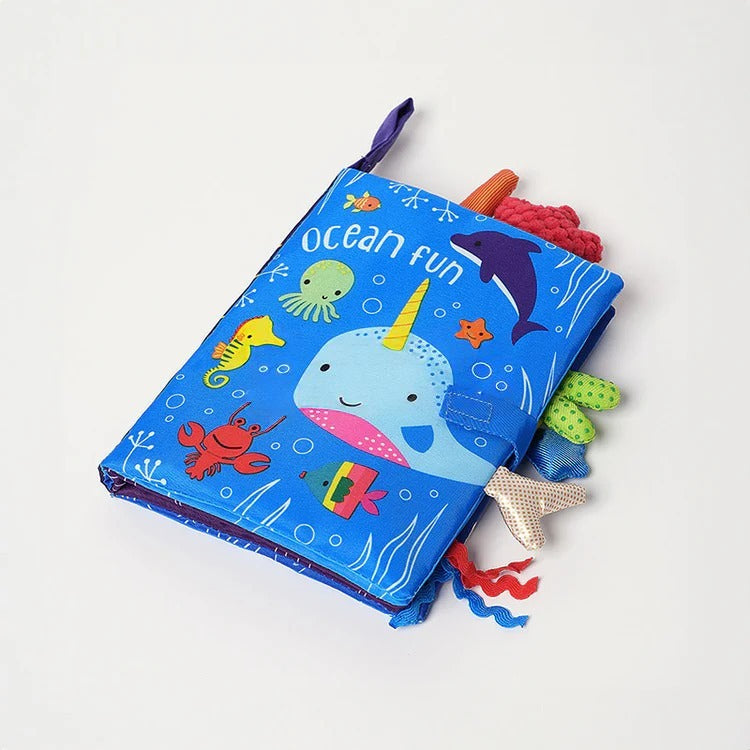 Montessori-stoffen boek voor baby's