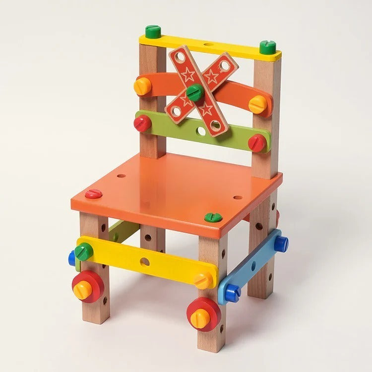 Montessori-DIY-stoel om zelf te bouwen