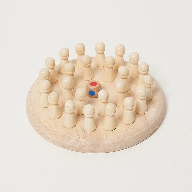 Montessori-memoryspel van hout