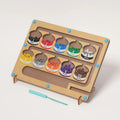 Montessori-magneetpuzzel om kleuren te sorteren
