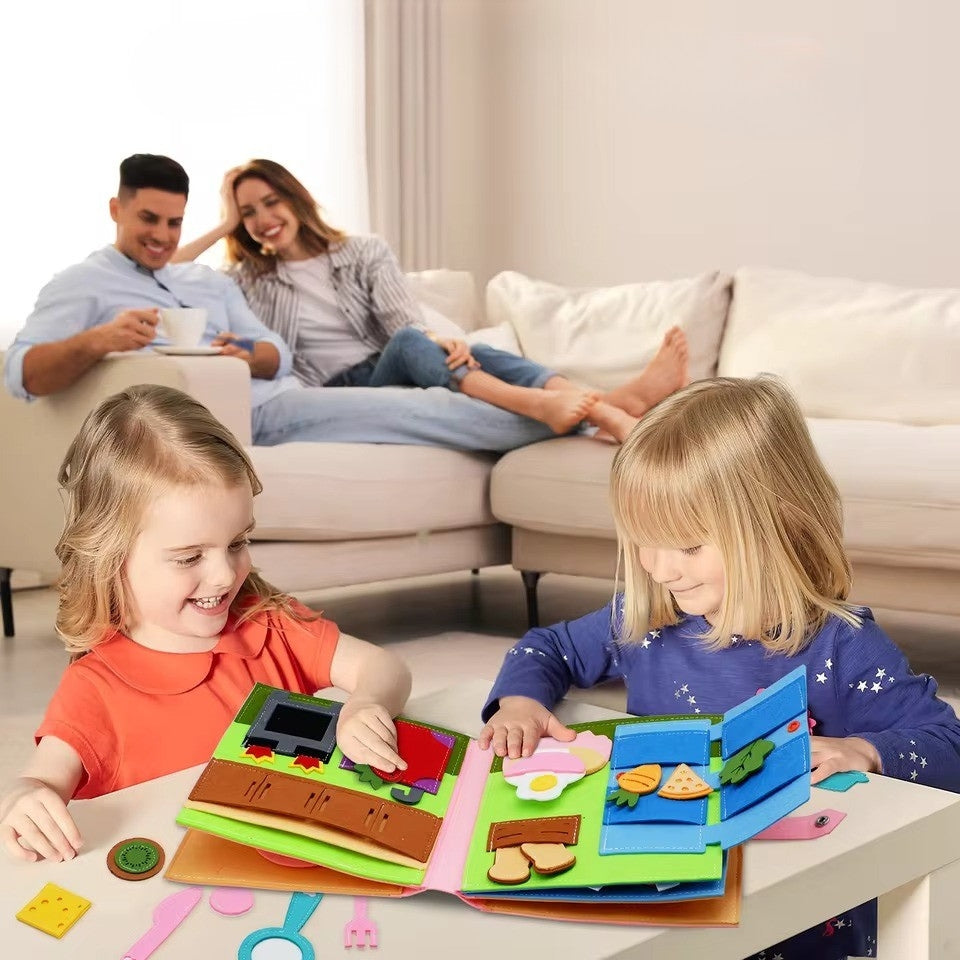 Montessori-sensorisch boek voor kinderen