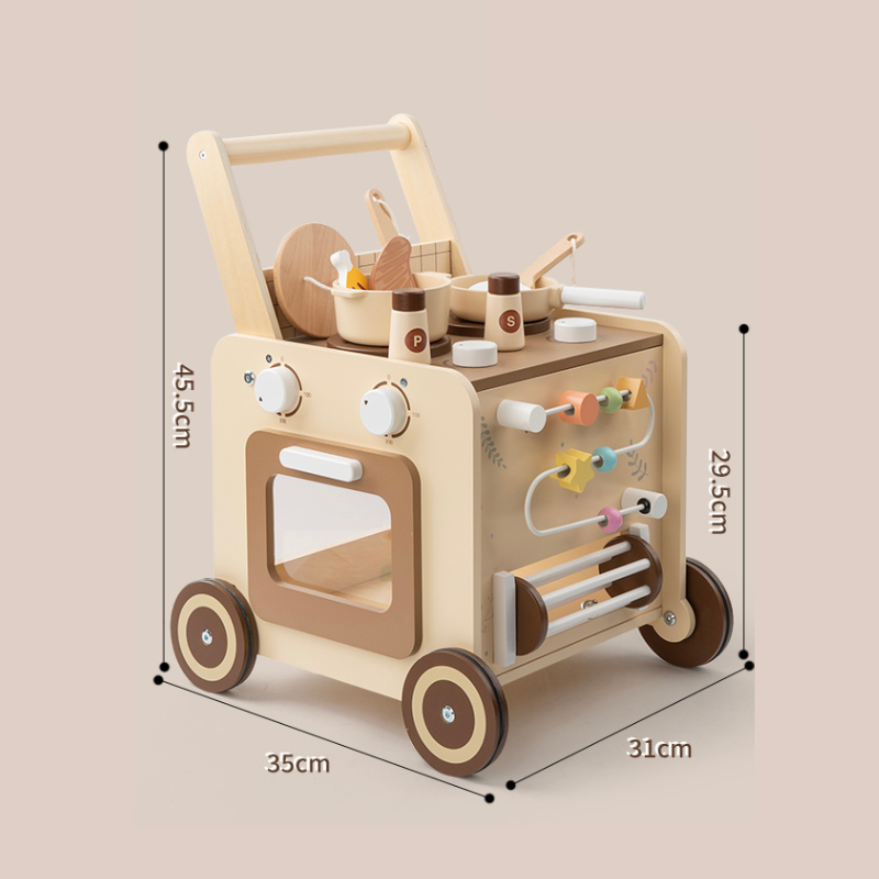 Montessori-keukenwagen met accessoires