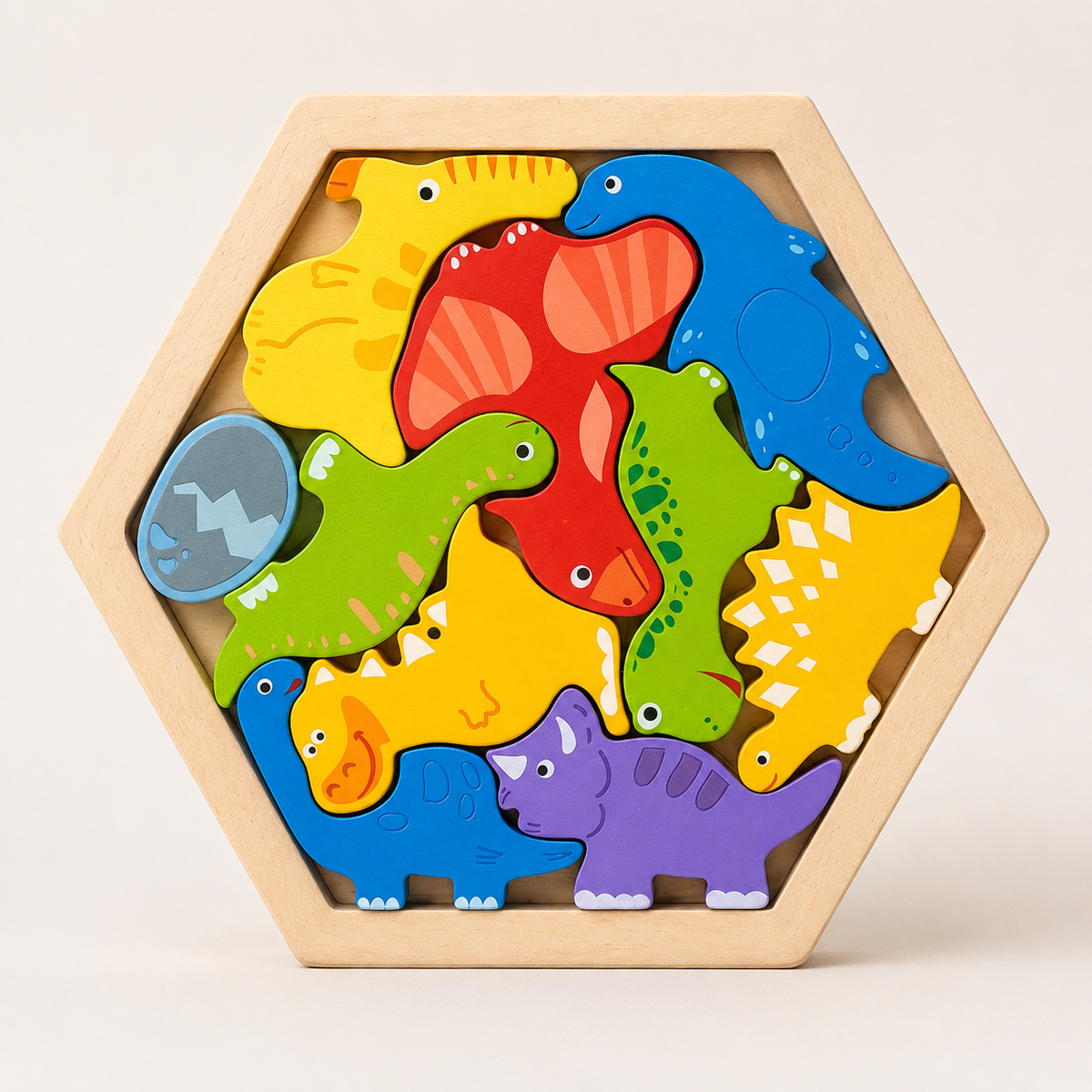 Montessori 3D-houten puzzel voor kinderen