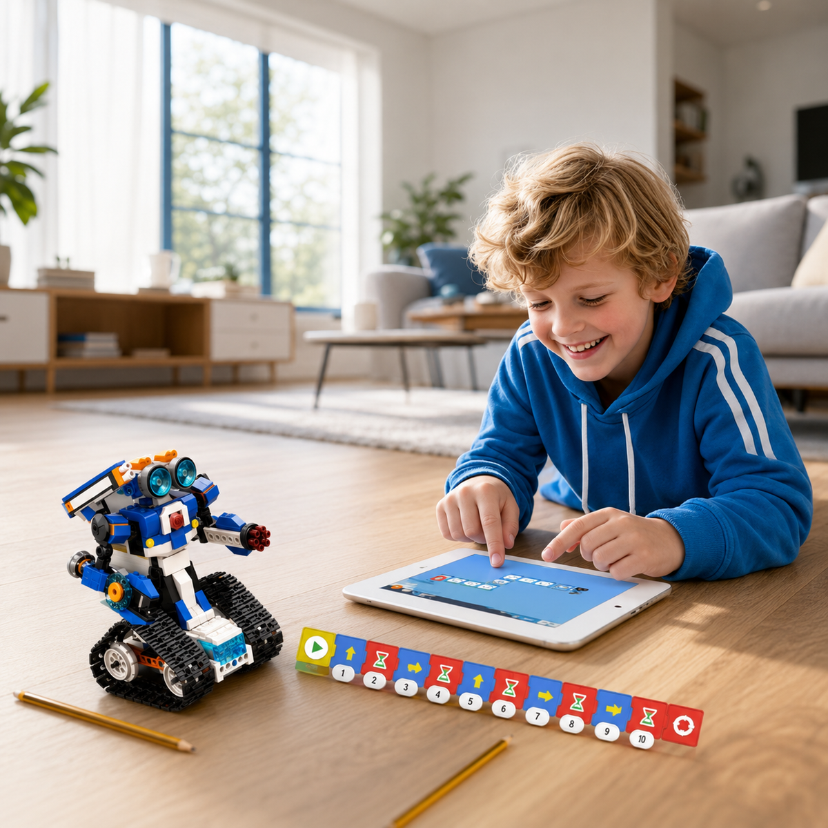 6-in-1 robotbouwset om te programmeren