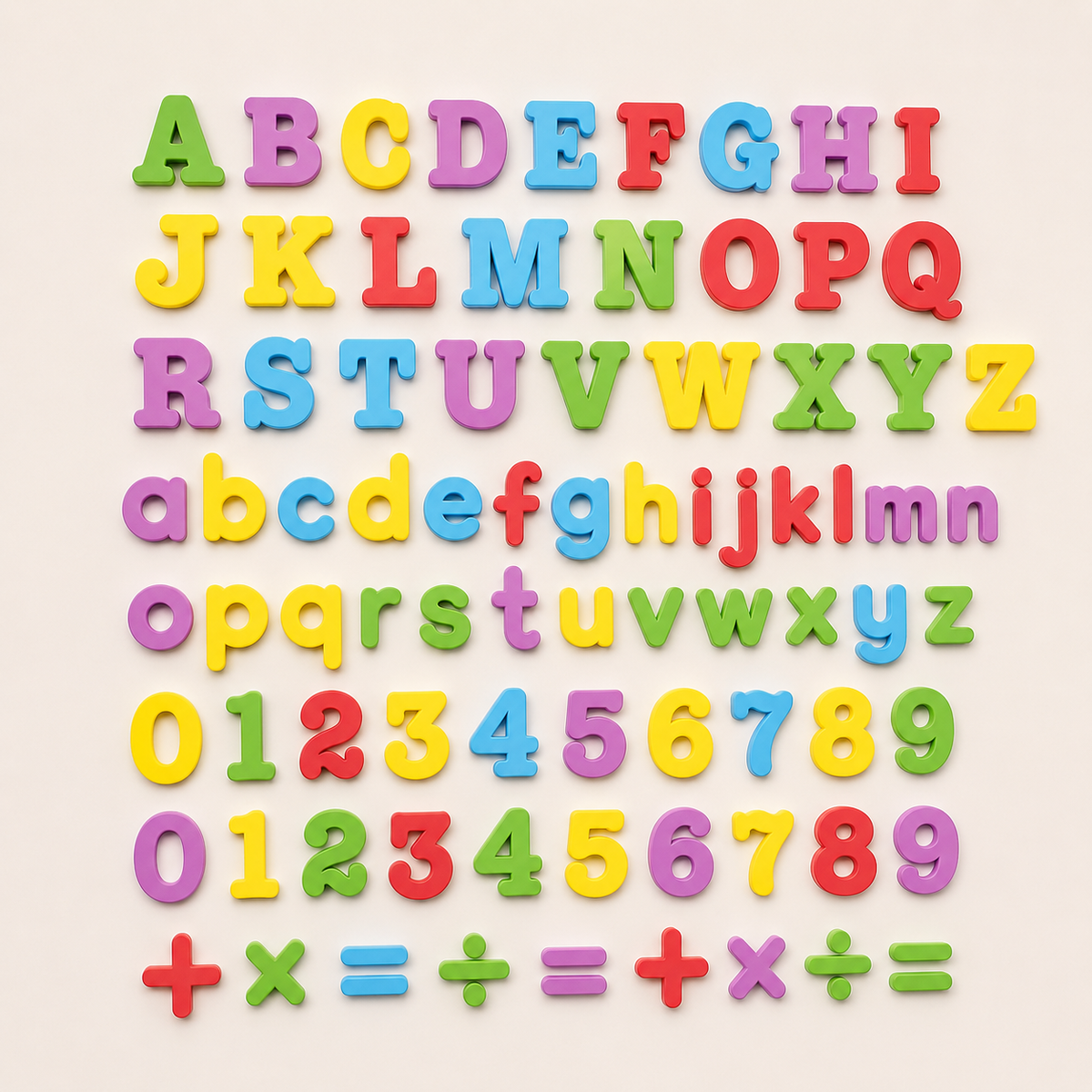 Montessori-magnetische alfabet-leerset