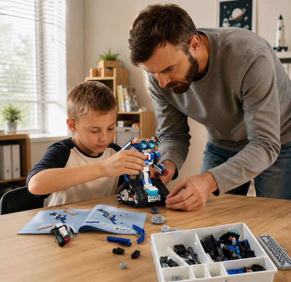 6-in-1 robotbouwset om te programmeren