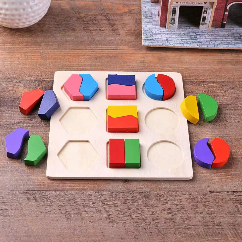 Montessori-koppelbord voor vormen & breuken