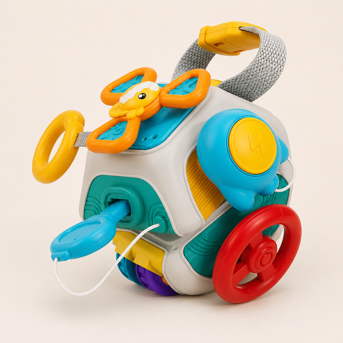 Montessori-activiteitenkubus voor baby's