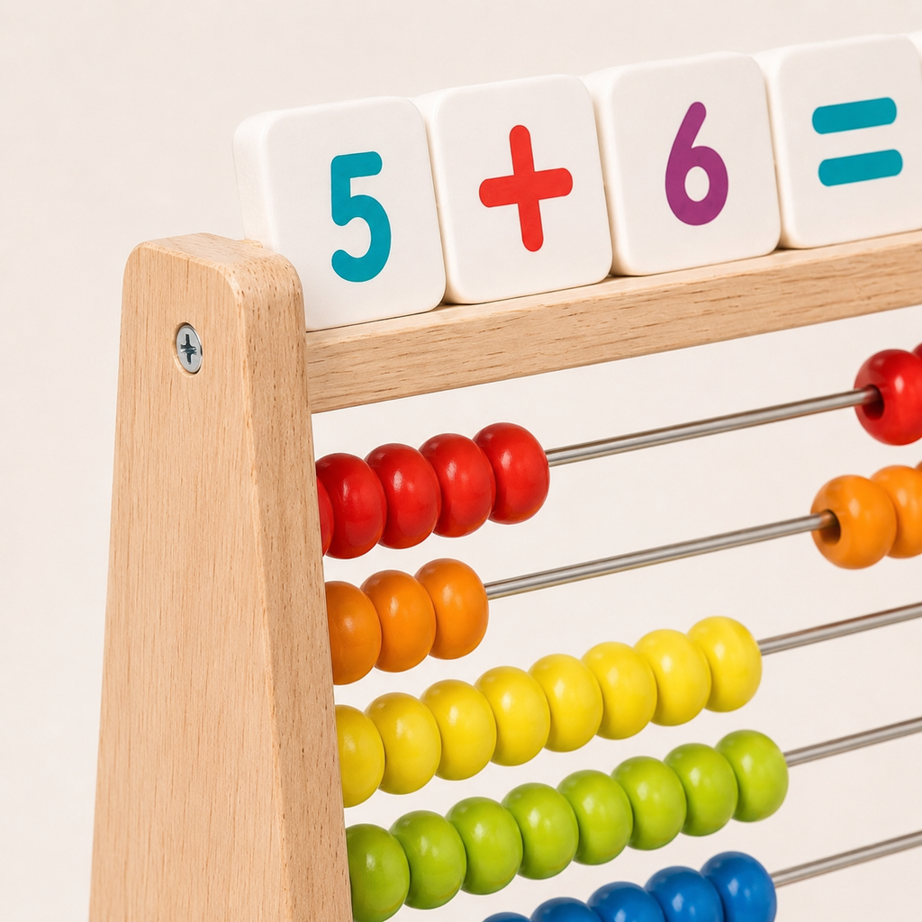 Montessori-houten telraam