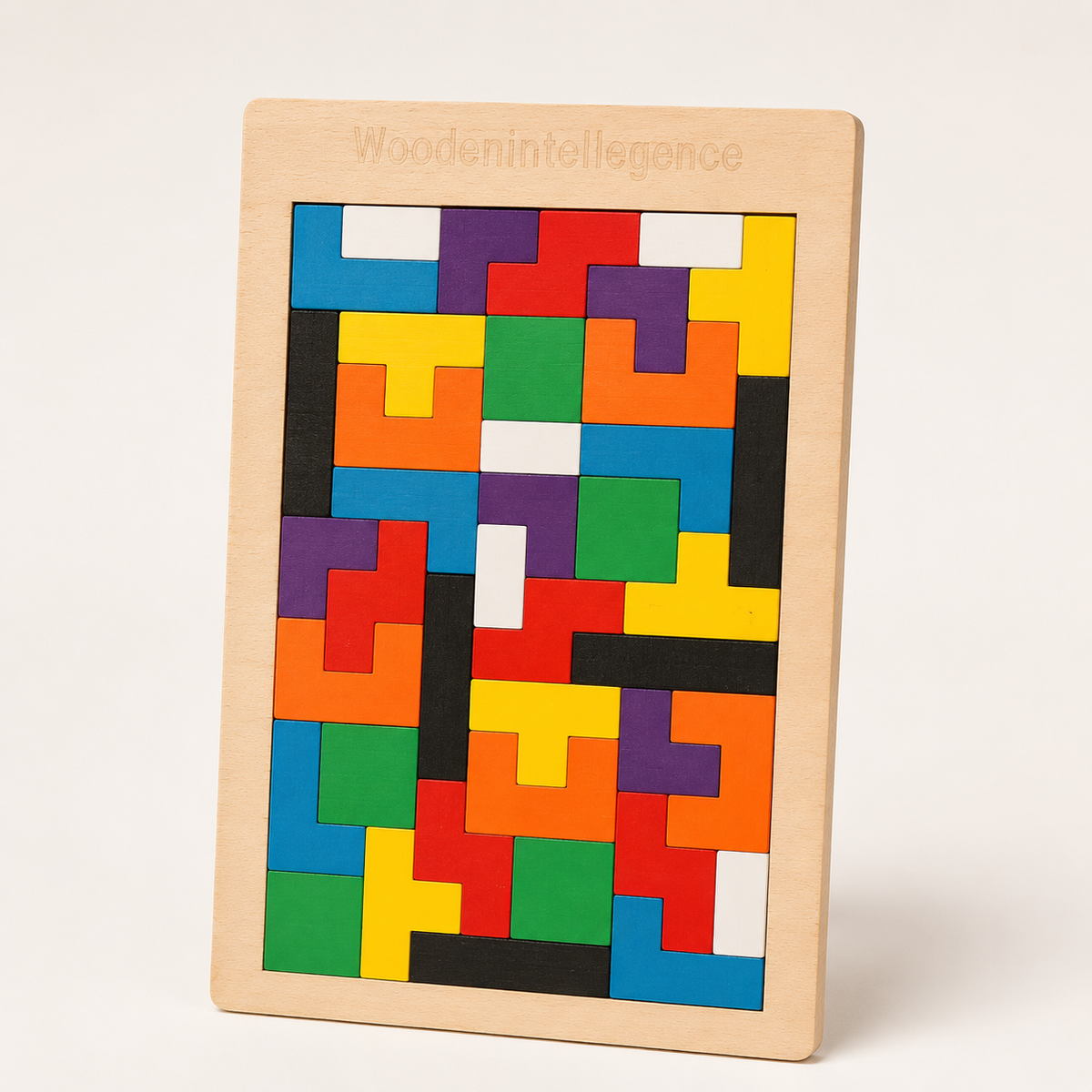 Montessori-magnetisch houten tangram