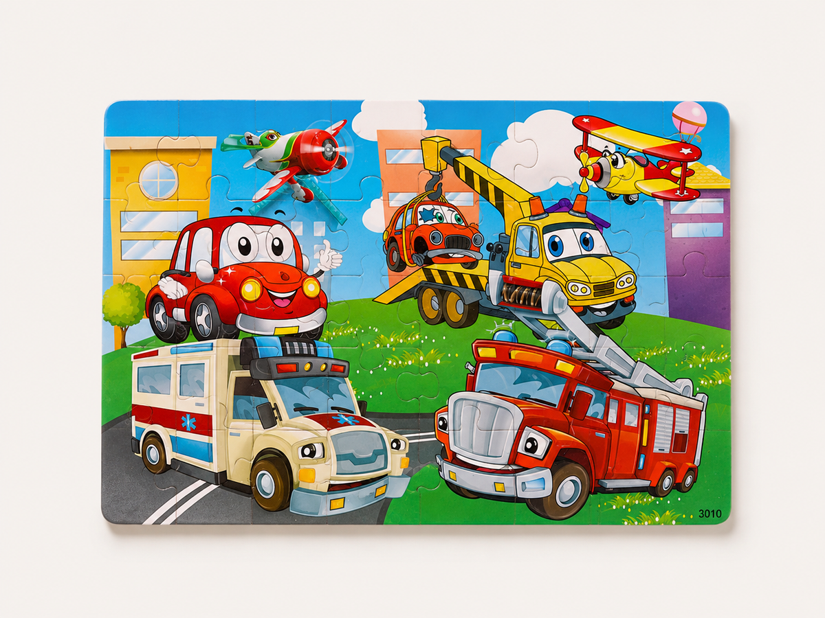 Houten dierenpuzzel voor kinderen