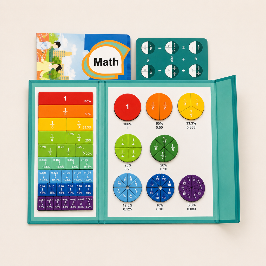 Magnetisch leerspel voor breuken