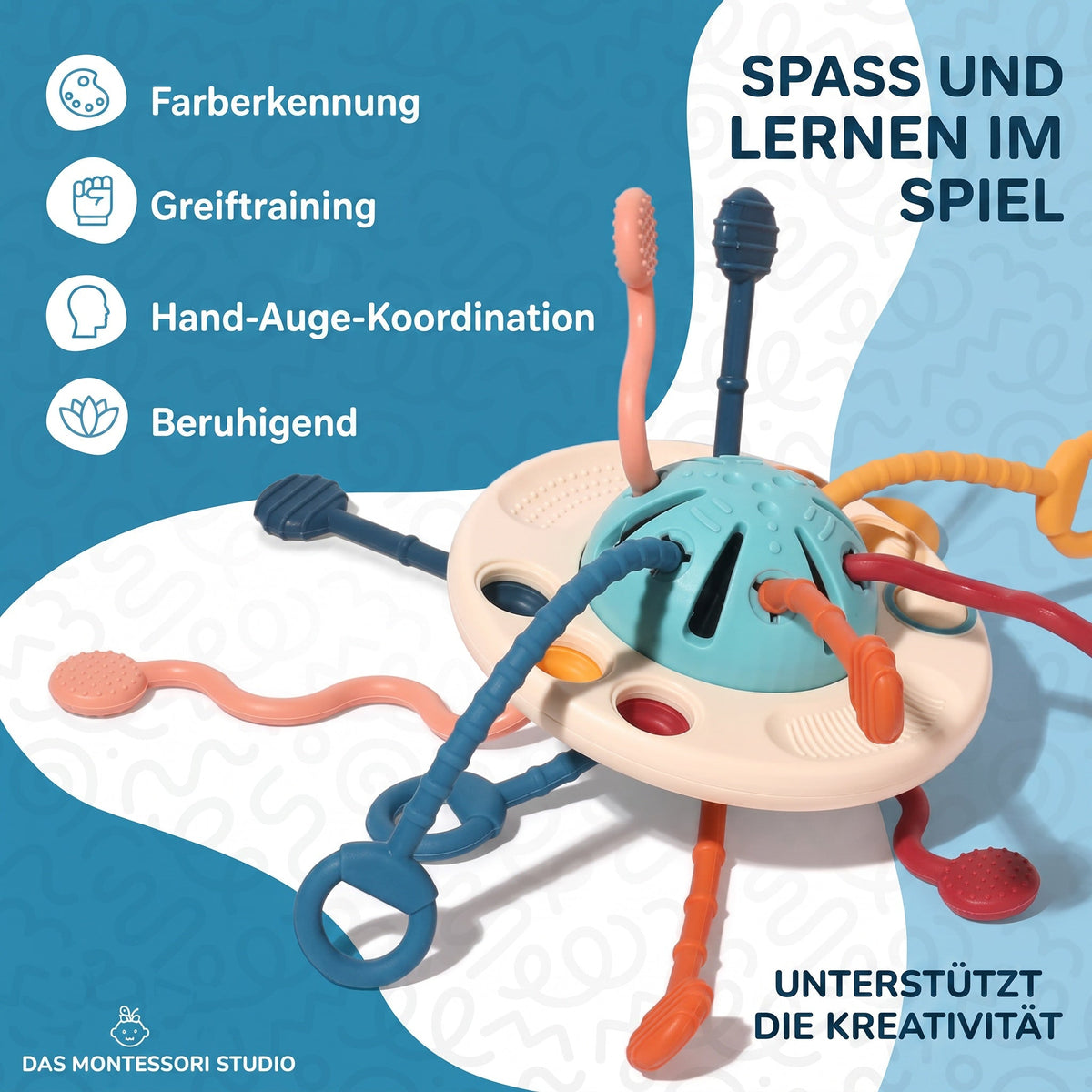 Montessori-sensorisch speelgoed van siliconen