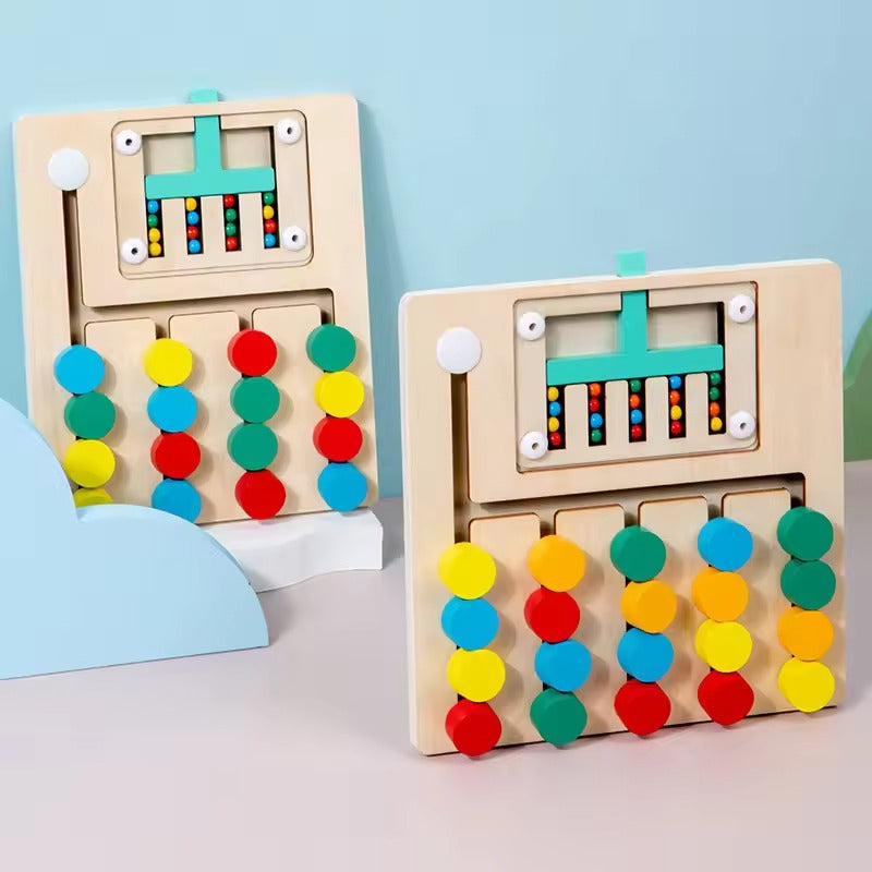 Montessori-sorteerpuzzel voor kleuren & vormen