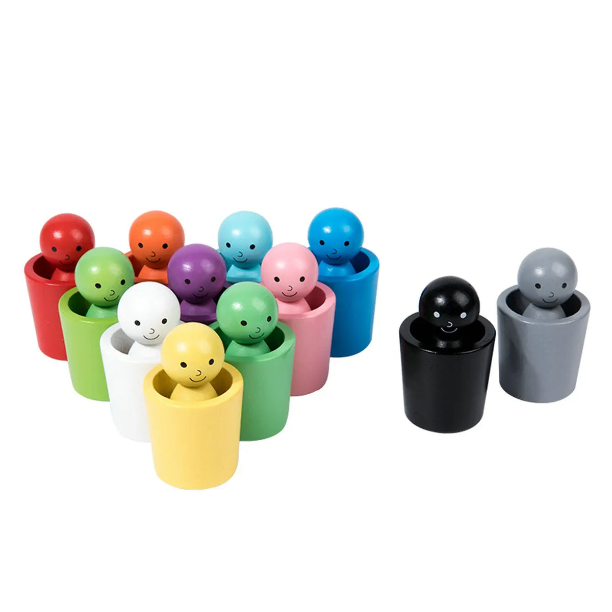 Montessori-figuren- & vormensorteerspel
