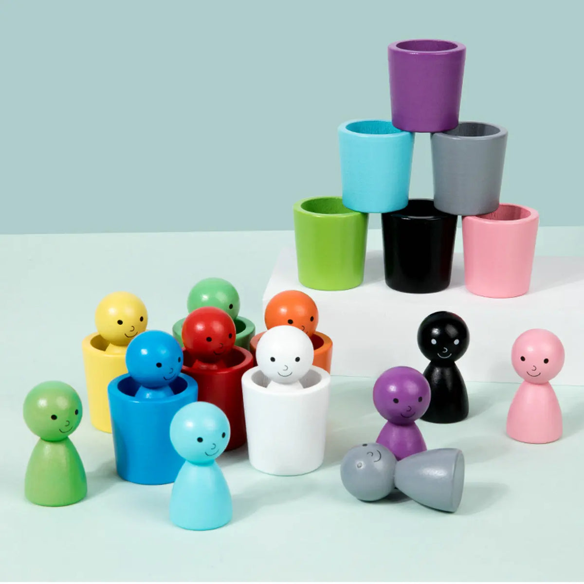 Montessori-figuren- & vormensorteerspel